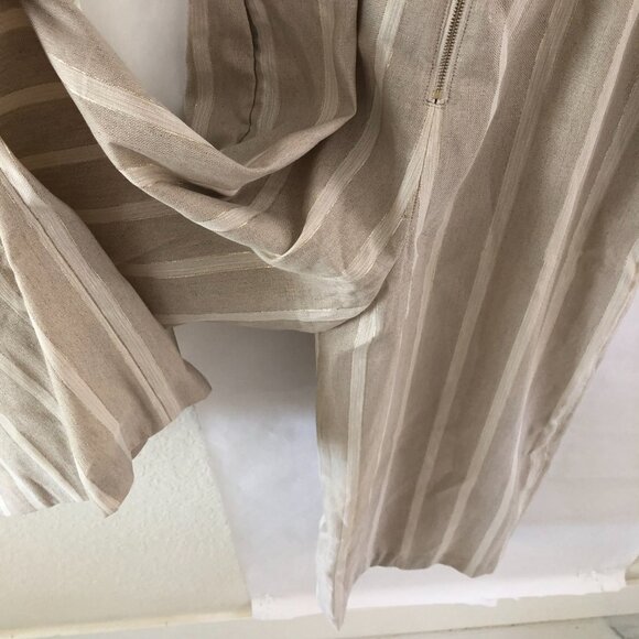 Ted Baker Dacey Women’s Striped Jumpsuit Ted Size 1 = US 4 Being Linen Blend - Picture 9 of 16